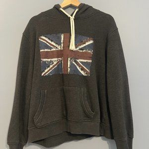 European Hoodie with British Union Jack XXL (XL)